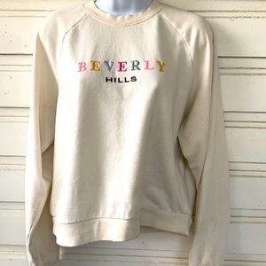 L.A. Hearts Beverly Hills L cream soft sweater